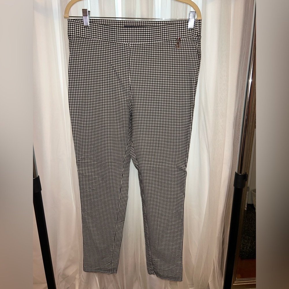 Tommy Hilfiger Black and White Check Pants